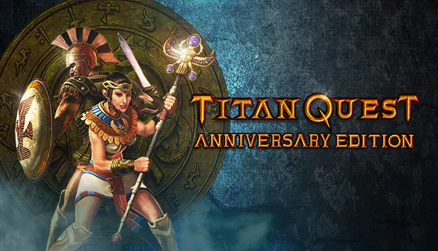 Arte de divulgação de Titan Quest Anniversary Edition