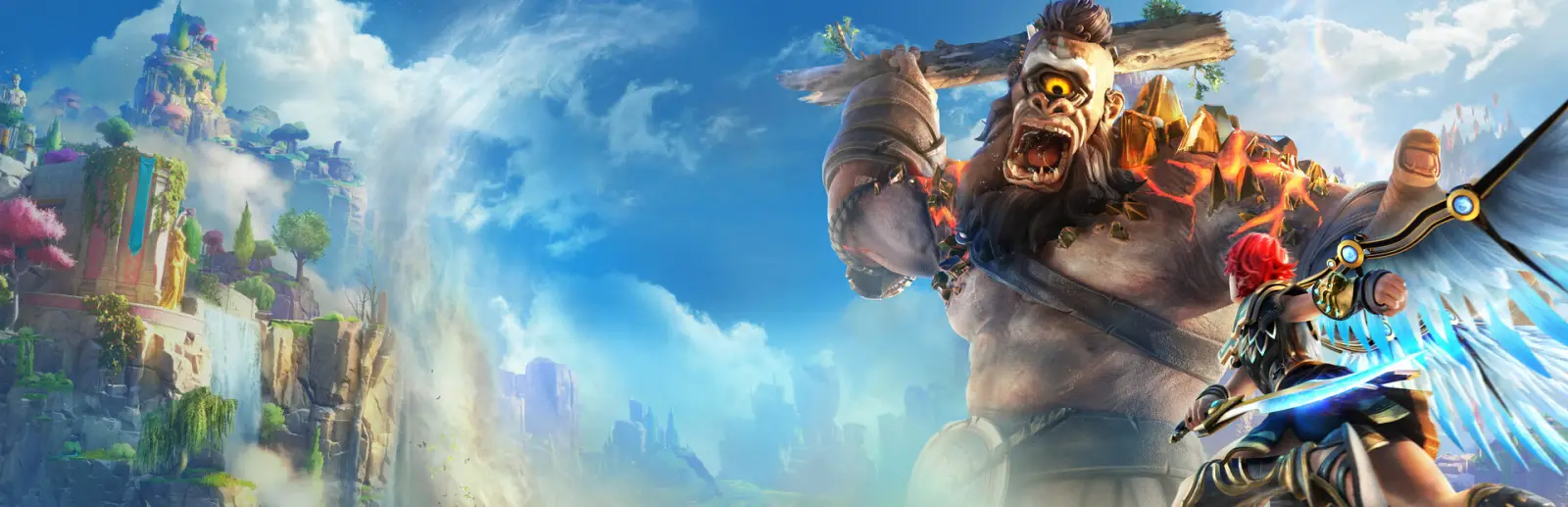 Arte de divulgação de Immortals Fenyx Rising